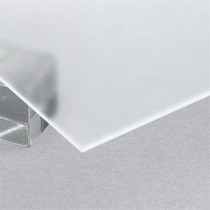 2mm 3mm 5mm <span class=keywords><strong>blanc</strong></span> laiteux PMMA gravé au laser Plexiglas feuille de plexiglas panneau acrylique givré pour écrans de confidentialité de bureau personnalisés - Product Image 1