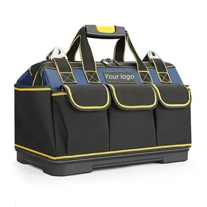 Heavy duty multi-functional repair tool electrician's tool bag Suspension electrician's tool bag hard sole