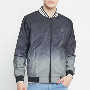 Blouson Bomber d'Hiver pour Homme Personnalisable en Toile avec Col Montant, Logo Frontal, Fermeture Éclair de Haute Qualité - Imperméable avec Patchwork Camouflage - Product Image 1