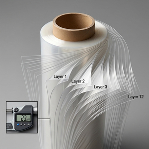 <span class=keywords><strong>Film</strong></span> étirable souple de qualité alimentaire avec une épaisseur de 20-25 microns pour l'emballage alimentaire anti-humidité et les applications d'emballage alimentaire. - Product Image 5