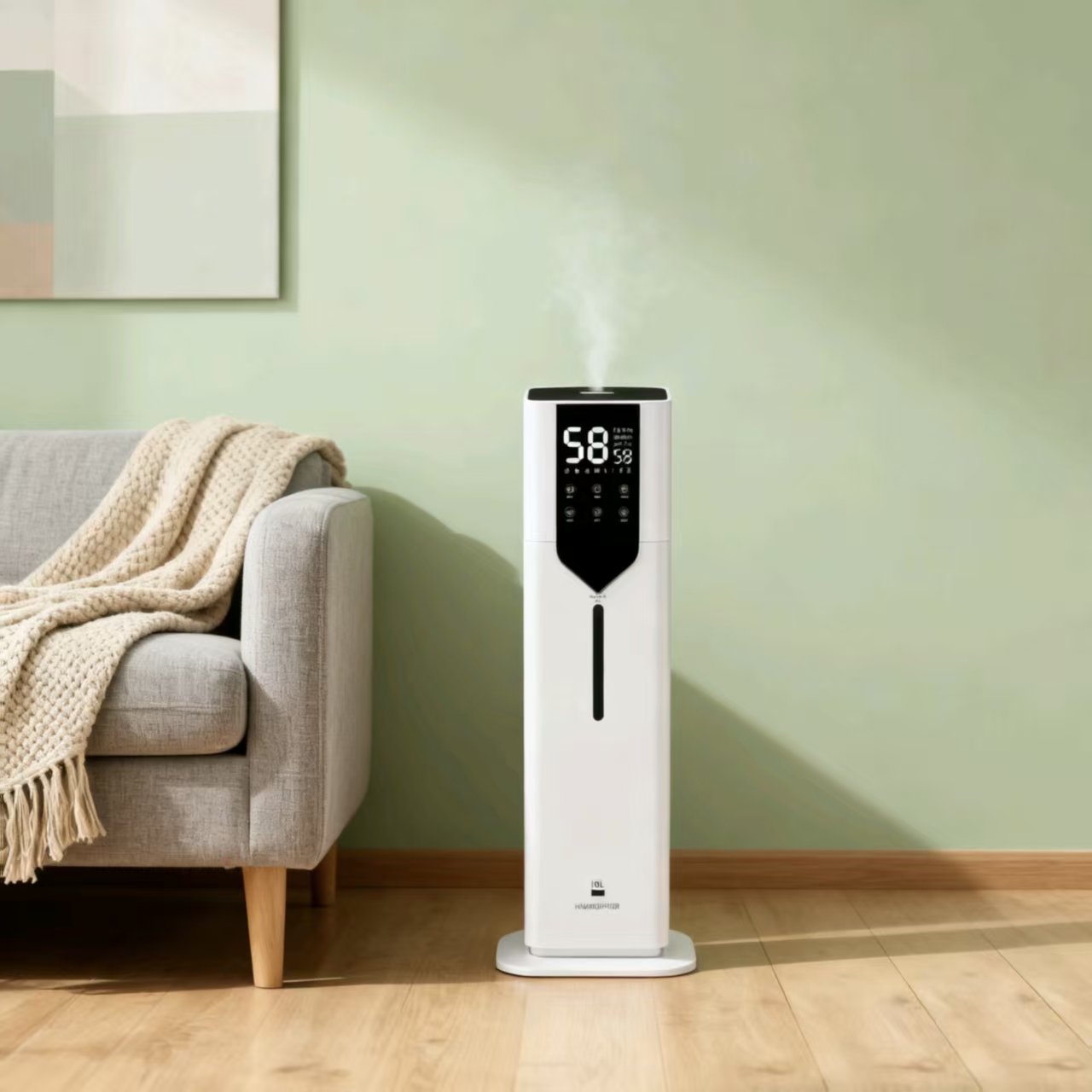 Floor Standing Humidifier Home 10L Large Capacity Smart Design Aromatherapy Ultrasonic Air Humidifiers