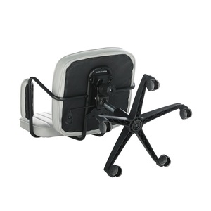 Elegante Silla de escritorio de Tela Gris claro con brazos - Product Image 4