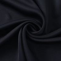Offre Phare Nida Satin 100% Polyester Noir Jais Abaya Femme Écologique Extensible à Mémoire de Forme pour le Marché d'Arabie Saoudite Dubaï Filles