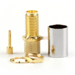 موصل SMA لكابل LMR400 RG8 |   موصل وقابس كهربائي 50 أوم قابل للضغط |   محول ترددات لاسلكية منخفض الفقد لبوابات إنترنت الأشياء الصناعية - Product Image 2