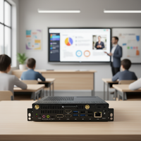 OPS-Modul mit Intel U5 U7 Prozessor, 8GB DDR5 RAM, 256GB SSD, Asiatische Größe, Quad 4K Display OPS Mini-PC für Interaktive Whiteboards
