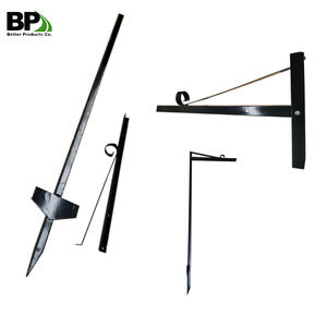 Support de signalisation résidentiel en acier pour les panneaux de propriétés immobilières dans les jardins et les pelouses - Product Image 2