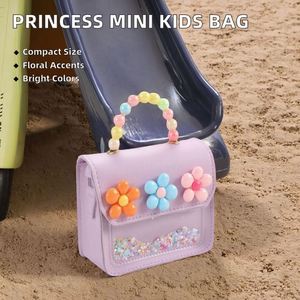 กระเป๋าสะพายไหล่แฟชั่นเกาหลีสำหรับเด็ก, กระเป๋าหนัง PU ใบเล็กกระเป๋าถือแบบสะพายข้างสำหรับเด็กผู้หญิงทารกลำลอง - Product Image 3