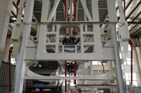 Système électrique intelligent vertical rotatif pour table tournante de voiture, système de stationnement souterrain pour véhicules empilables