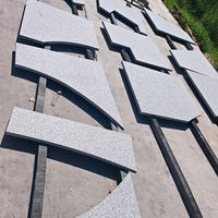 Carrelage en granit moderne découpé sur mesure, directement de l'usine, haute qualité, sésame ash, pierre naturelle martelée, durable, pour extérieur 1