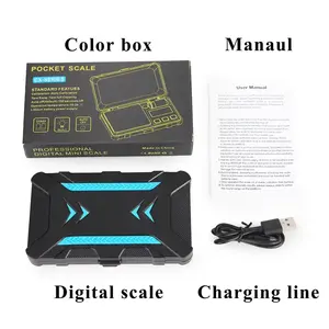 Changxie高品質デジタル0.001g精度0.01g0.1gダイヤモンドゴールドジュエリー計量ポケットスケール実験室スケール