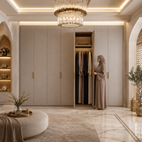 Armoires pour vêtements, armoire de chambre à coucher, porte en aluminium et verre, porte battante, armoire intégrée sur mesure, du sol au plafond, pour villa