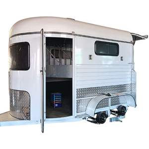 Remorque <span class=keywords><strong>de</strong></span> <span class=keywords><strong>transport</strong></span> <span class=keywords><strong>de</strong></span> <span class=keywords><strong>chevaux</strong></span> Hyroad 2-Horse Slant Load, homologuée pour la route, service personnalisé disponible - Product Image 5