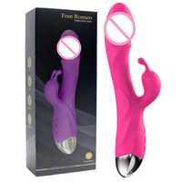 Großhandel USB-Aufladbarer 10-Gang Rabbit Vibrator Sexspielzeug Masturbation G-Punkt Klitoris Stimulator Wasserdicht für Frauen