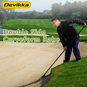 KONDAY Râteau de golf de haute qualité à longueur réglable Manche en aluminium avec dents en plastique - Product Image 4