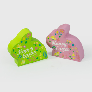 Caja de Regalo de Pascua 2023 con Logotipo Personalizado, Caja de Regalo en Forma de Conejo, Cajas de Pascua - Product Image 3