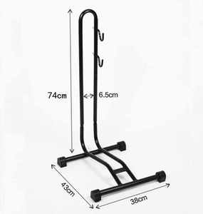 Support de rangement pour vélos en acier de haute qualité en forme de L support de réparation de <span class=keywords><strong>roue</strong></span> arrière à dégagement rapide support de vélo de sol réglable pour vélo de route - Product Image 3