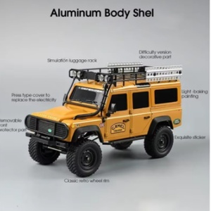Voiture télécommandée RC MN 111, modèle Crawler MN111, kit 1:18, assemblé, RC pour adultes, professionnel, 4x4, tout-terrain, lumières LED, carrosserie en métal, jouet - Product Image 5