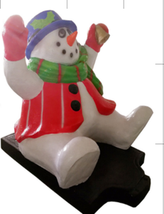 Colección de Estatuas Navideñas de Resina Festivas, Esculturas Gigantes de Adornos Navideños para Espacios Comerciales, Patios y Festivales de Invierno - Product Image 5