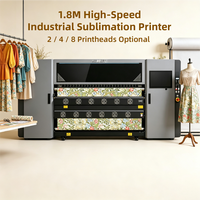 Imprimante à sublimation thermique grand format haute vitesse MYJET MJT-1908E, 8 têtes I3200-A1, pour l'industrie du textile et les usines de vêtements