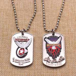 High Polished Silver-Plated Antique Feng Shui Custom Zinc Alloy <strong>Dog</strong> Tag with Deep Etched <strong>Name</strong> and Number - Product Image 4