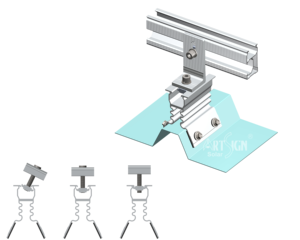 ART SIGN Supporti di Montaggio Solare Anticorrosione per Tetti, <span class=keywords><strong>Ganci</strong></span> Solari per Lamiere Trapezoidali Personalizzabili - Product Image 4