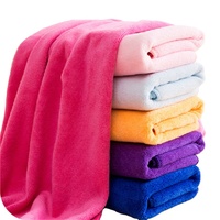 En gros De Luxe en microfibre serviette de bain super doux portable pet