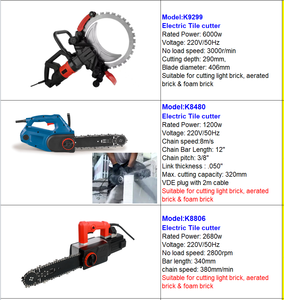 ขายตรงจากโรงงาน เครื่องตัดกระเบื้องไฟฟ้า K9299 6000w เครื่องตัดผนังคอนกรีต เครื่องเลื่อยวงแหวนไร้แปรงถ่านความถี่สูง - Product Image 3