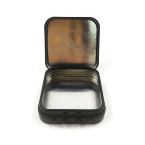 Boîte à cigarettes miniature carrée personnalisée avec un design résistant aux enfants pour un emballage plus sûr, étui en métal pratique pour les voyages - Product Image 4