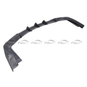 For Maserati Ghibli Aspec Style <b>Car</b> Rear Bumper Sword Lip Fins Spoiler Winglet Splitter <b>Diffuser</b> 2017+ - Product Image 5
