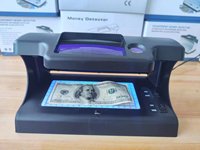 Détecteur de billets contrefaits portable PST UV MG Mini, machine à infrarouge pour billets de banque avec batterie, vitesse de détection de 0,5 seconde, pratique