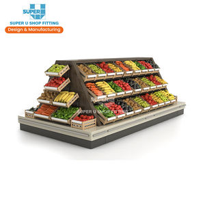 Đồ Nội Thất Trưng Bày Rau Củ Gỗ Làm Theo Yêu Cầu Giá Trưng Bày Trái Cây Siêu Thị Bộ Trưng Bày Rau Củ - Product Image 3