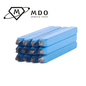 Outils de sculpture pour bijoux à bricoler soi-même 12 timbres de caractères en acier constellatoire poinçons d'estampage en métal pour la fabrication de bijoux - Product Image 5