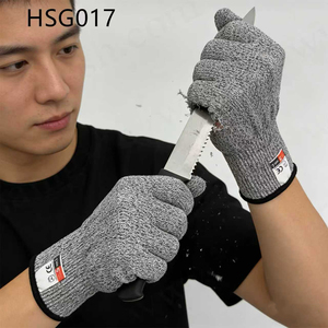 LXG, Gants <span class=keywords><strong>de</strong></span> sécurité anti-coupure en acier inoxydable <span class=keywords><strong>de</strong></span> niveau 5 pour la <span class=keywords><strong>menuiserie</strong></span> et la sculpture sur bois, prévention des blessures, HSG017 - Product Image 1