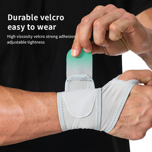 Wholesale Premium Adjustable Polyester Cotton Eco-friendly Badminton Sports Compression Stabilizer Wrist <b>Wrap</b> Braces Buckle - Product Image 4