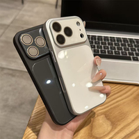 Étui de protection de luxe mat antichoc en PC rigide avec grande fenêtre pour appareil photo pour iPhone 18 Pro Max 17 Pro 16 Plus