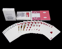 Cartes à jouer de casino personnalisées populaires avec logo d'entreprise