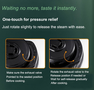 Cuisinière à pression électrique intelligente en acier inoxydable, best-seller, avec fonction de réservation, cuisinière intelligente, cuisinière instantanée, 10L - Product Image 4