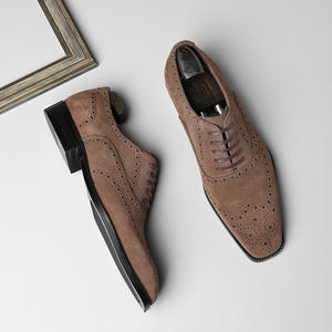 QJMP P02-07 2026 Nouvelles Chaussures Oxford Montantes en Cuir Véritable Imperméables et Respirantes pour Hommes, Lavables, Semelle Goodyear - Product Image 4