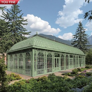 Invernadero de Jardín YOUFINE, <span class=keywords><strong>Orangerie</strong></span> de Hierro Forjado, Gazebo para Jardines y Estancias Históricas al Aire Libre - Product Image 3