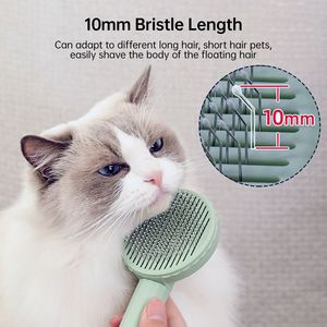 Cat <b>Brush</b> Grooming <b>Brush</b> for Cats Remove Hairs Cat Hair Remover <b>Pets</b> Hair Removal Comb Massages Particle Grooming Accessories - Product Image 3