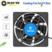 Électronique portable USB Mini ventilateur en plastique de refroidissement radiateur domestique Vontar C1 Plus pour ordinateur PC Ugoos H96 X96 Max HK1 T95 TV Box