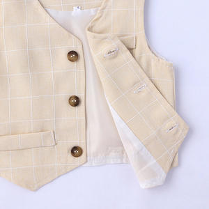 Vêtements pour enfants : Ensemble de printemps pour garçons, costumes formels (manteau et pantalon), gilets pour bébés, vêtements pour bébés - Product Image 4