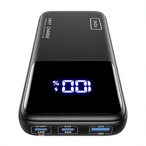 Cargador Portátil <span class=keywords><strong>INIU</strong></span> de 65W y 20000mAh con Pantalla Digital, Carga Rápida USB C, Batería <span class=keywords><strong>Externa</strong></span> para Laptop y Viajes - Product Image 1