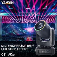 Projecteur à tête mobile Sharpy Beam 7R 230W, lumière de scène à prisme et gobos activée par le son DMX512 pour DJ, discothèque, mariage