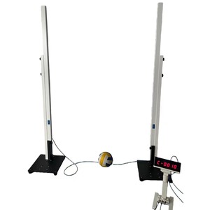 Contador automático de pases de voleibol de aluminio blanco perla, equipo de fitness escolar - Product Image 3