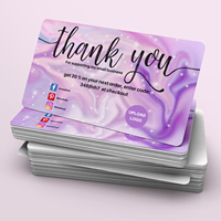 Tarjetas de Agradecimiento Empresariales Personalizadas con Logotipo Impreso para Estilistas, Tarjeta de Agradecimiento por su Compra, Apoyo a Pequeñas Empresas