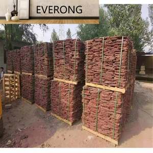 Natura <span class=keywords><strong>pietra</strong></span> di Lava rossa <span class=keywords><strong>pietra</strong></span> pazza casuale pavimentazioni irregolari piastrelle - Product Image 6