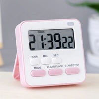 Jam Alarm dapur Mini Lcd Timer memasak jam Digital Timer memasak tidur mandi belajar Stopwatch hitung peralatan dapur