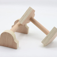 Poignées Push Up de haute qualité en bois massif Push Up Barre en bois pour hommes et femmes