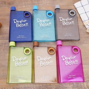 Logotipo personalizado A5 botella de agua portátil de gran capacidad plana cuaderno para botella de agua sistema de bebida directa botella de embalaje - Product Image 2